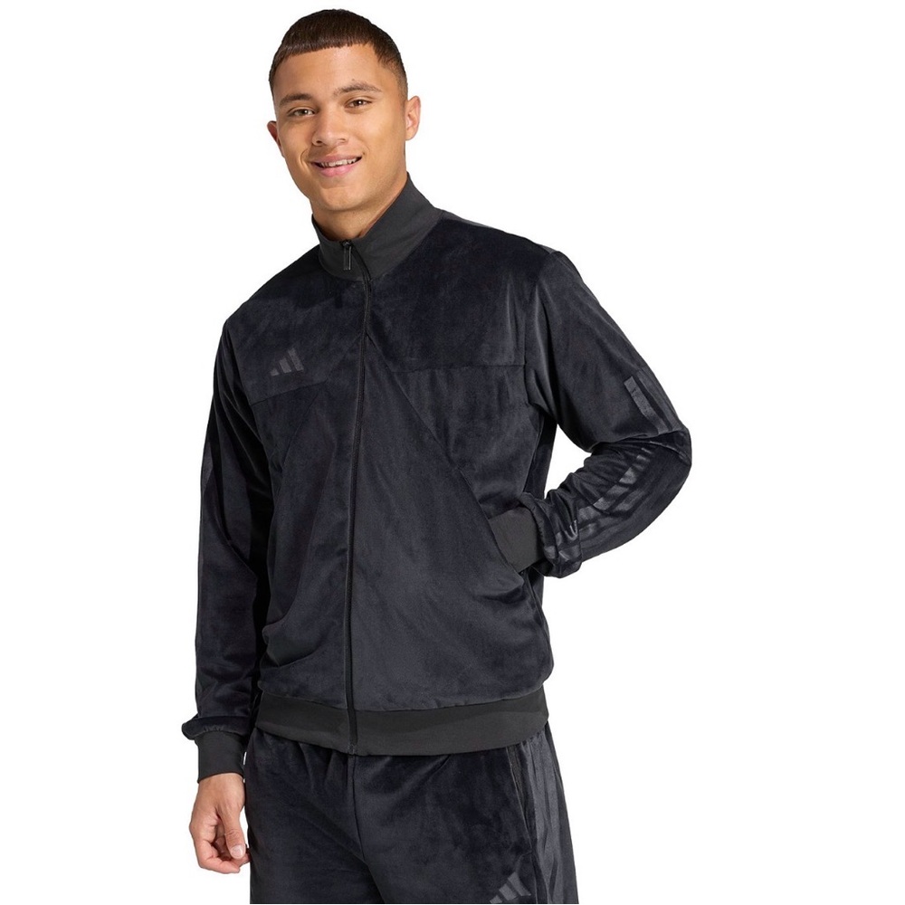 NWT Men's adidas House of Tiro Velour Track Jacket $70 Fits Women’s Small!